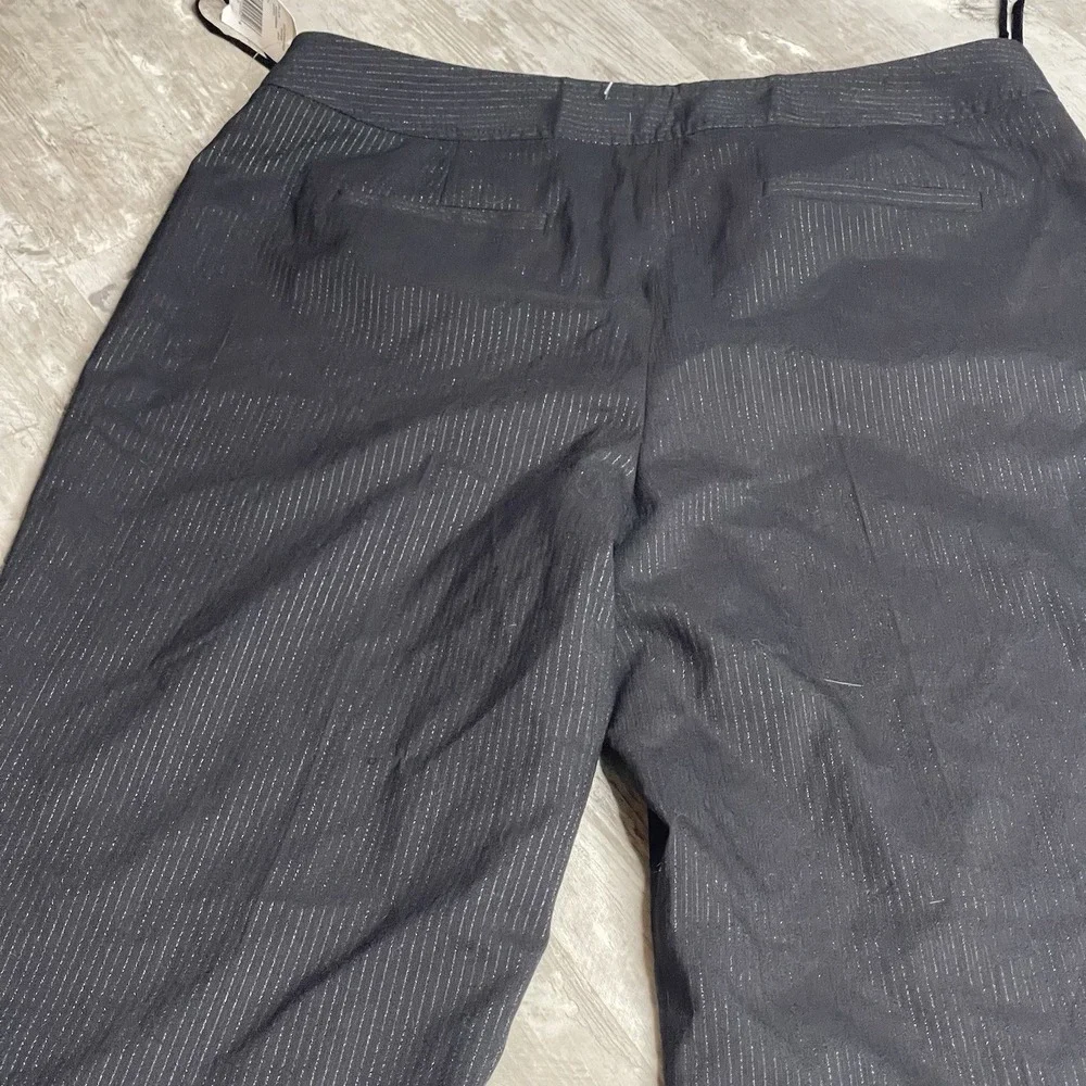 Jones New York dress pants womens size‎ 12 straight black Stretch Z-275